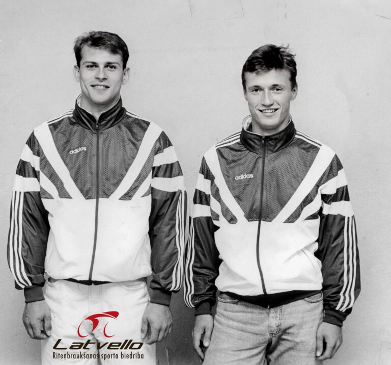 1997.gads Ainārs Ķiksis un Viesturs Bērziņš