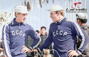1964.gads Tokijā (Viktors Logonovs un Imants Bodnieks).