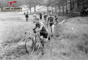 1960.gads, sacīkstes, kurās J.Liljē ieguva čempiona titulu.