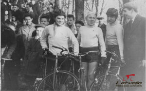 Velokross, Liepājas Jūrmalas parks, 1955.–1956. gadi, Arnis Adamsons, Harijs Jaunsleinis un Miervaldis Jaunsleinis
