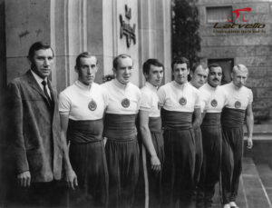 PSRS izlases komanda: A. Čerepovičs (treneris), V. Sokolovs, J. Mihailovs, A. Gusiatņikovs, R. Kalnenieks, V. Kuharskis, G. Saidhužins, J. Dmitrijevs.