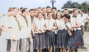PSRS tautu I spartakiādē 1956. gadā.
